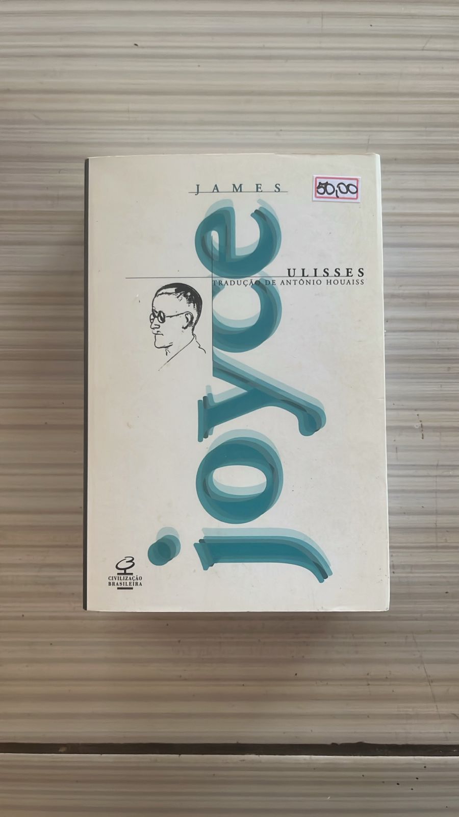 Capa do livro Ulisses, de James Joyce, tradução de Antônio Houaiss