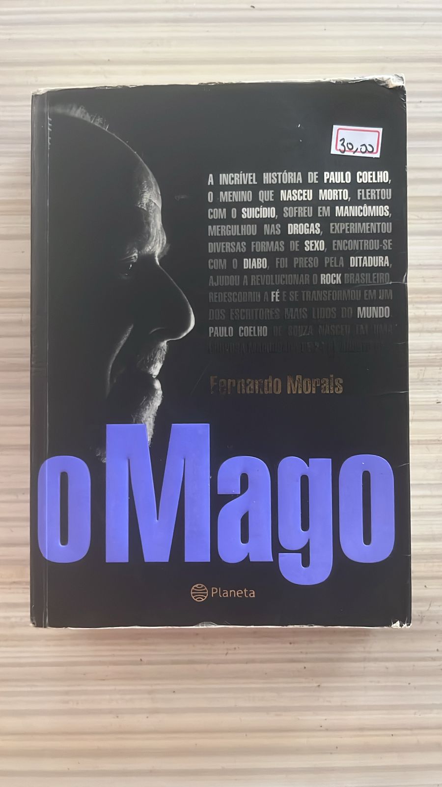 Capa do livro O Mago — biografia de Paulo Coelho, de Fernando Morais